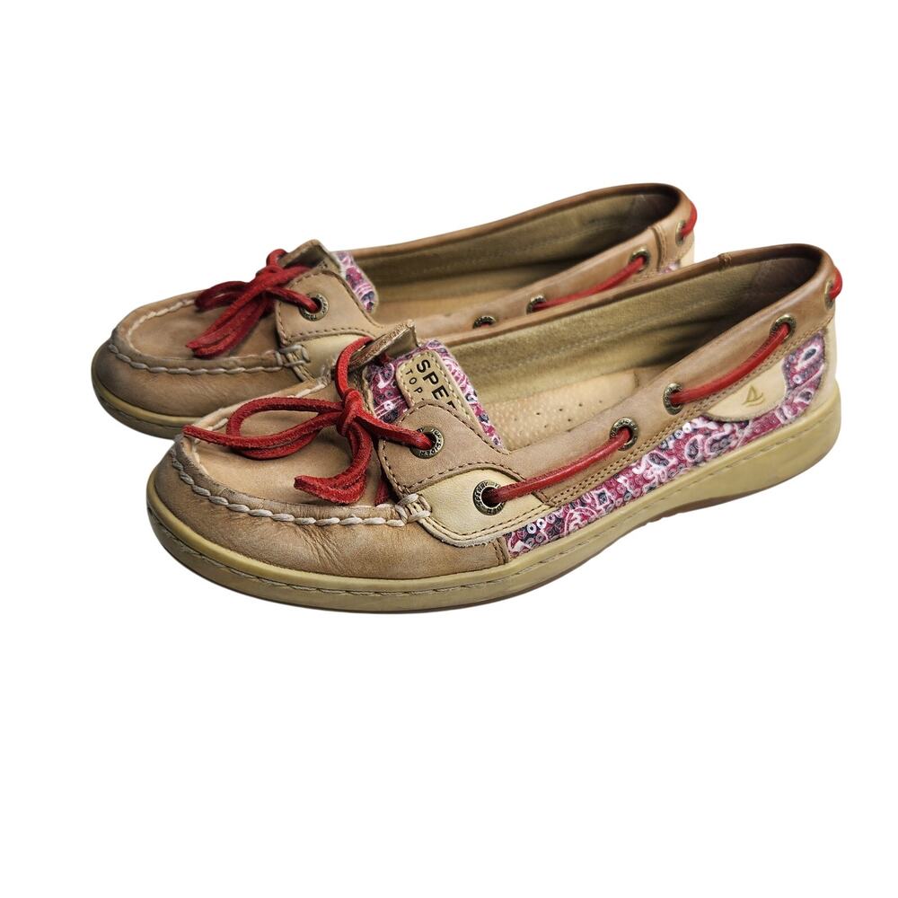 Sperry Top-Siders Paisley Sequins Slip On Comfort Coastal Classic 6.5M